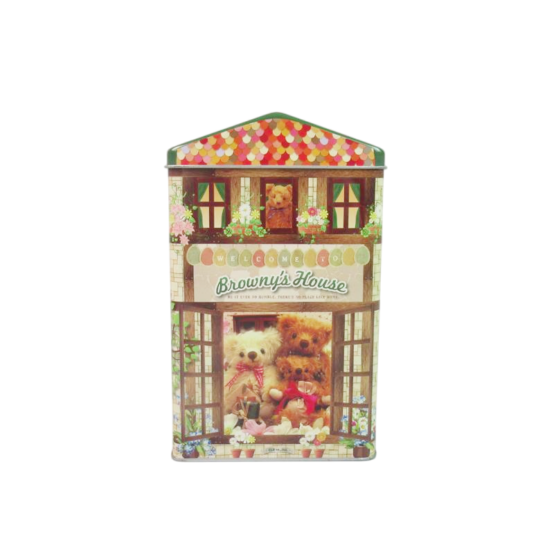 House Shaped Tin box